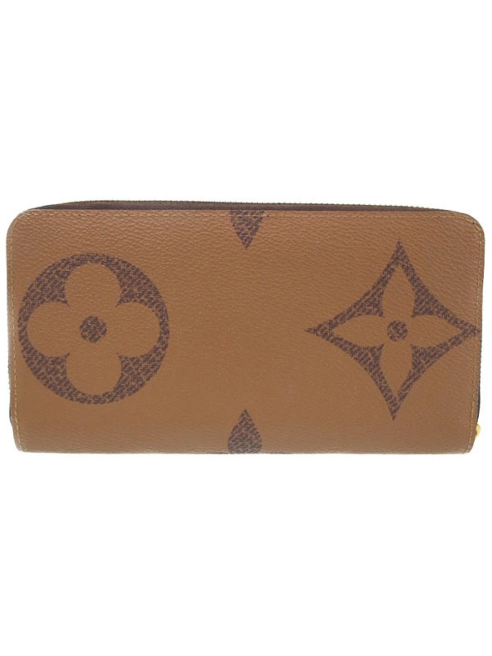 Louis Vuitton Zippy Giant Round Wallet Monogram Zipper Long Reverse